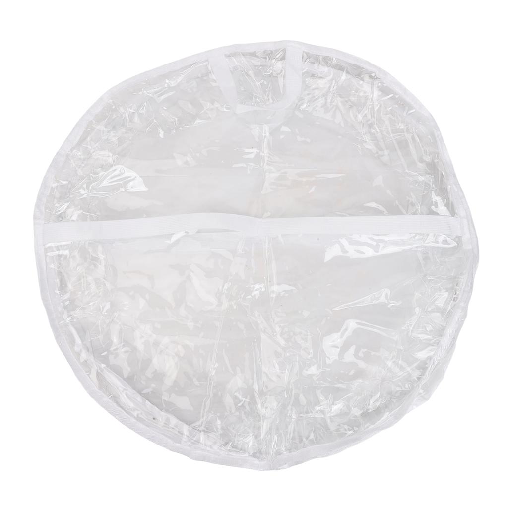 Xmas Lightweight Wreath Bag Christmas Wreath Storage Bag Ample Storage Space Clear Visibility Flexible Fitting