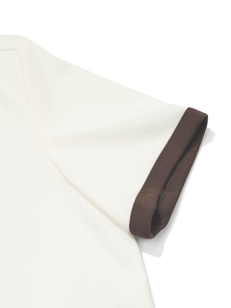 NORDISK Crop Ringer Short Sleeve T-Shirt - W_Off White