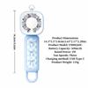 USBRechargeable Pocket Carabiner Fan 3 Gears Cooling Fan Mini Handheld Fan  Summer Essentials