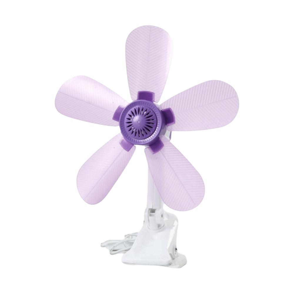 5 Blades Mini Bedside Fan Portable Portable Clip Fan Cooling Personal Cooling Fan  Bedroom US