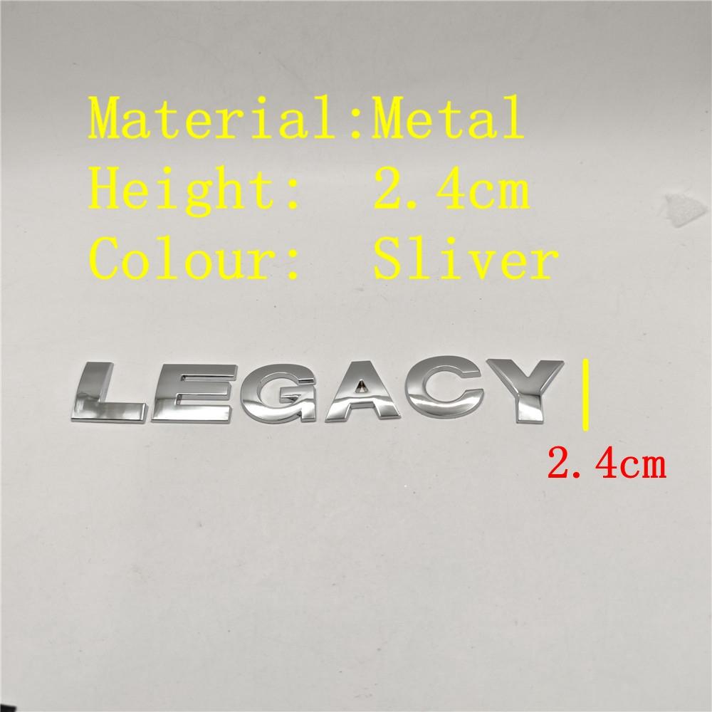 QGK2  Rear Trunk Decals Emblem Badge Car Letters Sticker Decal Styling for Subaru LEGACY