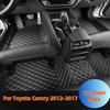 Car Floor Mats For Toyota Camry 2012-2017 2013 2014 2015 2016 Auto Foot Pads Automobile Carpet Cover Interior Accessories
