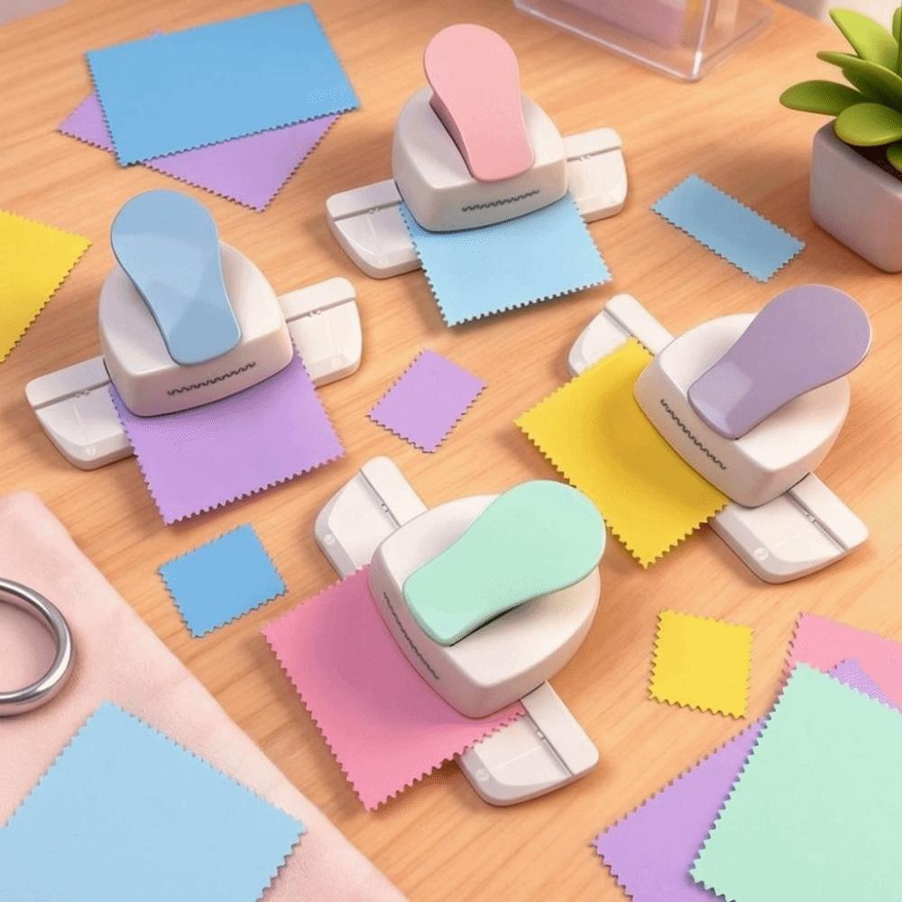 3,3cm Briefmarkenrand-Stanzgerät Arbeitsersparender gezahnter Stanzformer Präger Stempelform Lochstanzer Scrapbooking