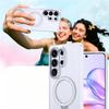 Glitter Bling Rotatable Ring Holder Magnetic Case For Samsung S26 S25 S24 S23 Ultra S25 FE Stand Shockproof Protective Cover