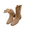 Blue Cabinet, Martin Boots Small Inner Height Boots Women's 2025 New Autumn High Heel Medium Boots Short Boots Stacking Boots
