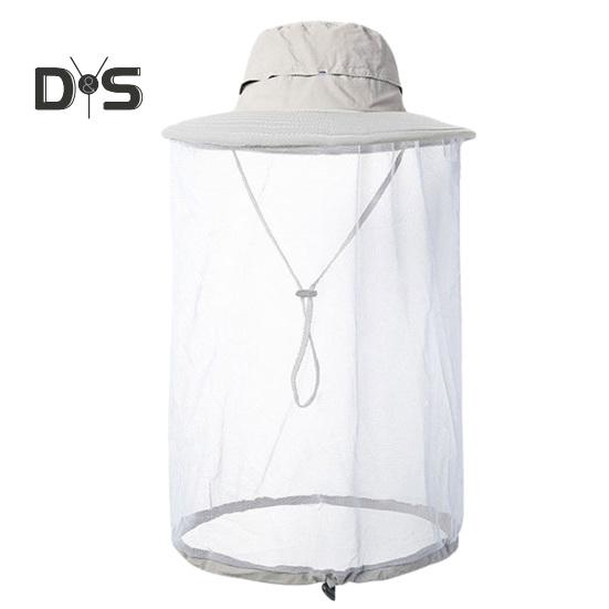 Moskitonetz-Kopfhut für Männer und Frauen, breite Krempe, Sonnenschutz, Boonie-Hüte mit Schleier, Netzschutz vor Insekten zum Angeln und Wandern