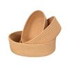 Handwoven Cotton Rope Boat-Shaped Storage Basket for Cosmetics, Snacks, and Sundries