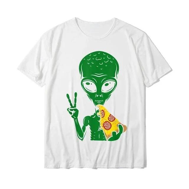 

Funny UFO Alien Tshirts Women Heel Home Unisex Tshirt Fashion Graphic Adult Clothing Shirt Harajuku Casual Street Tops Ropa Mujer S
