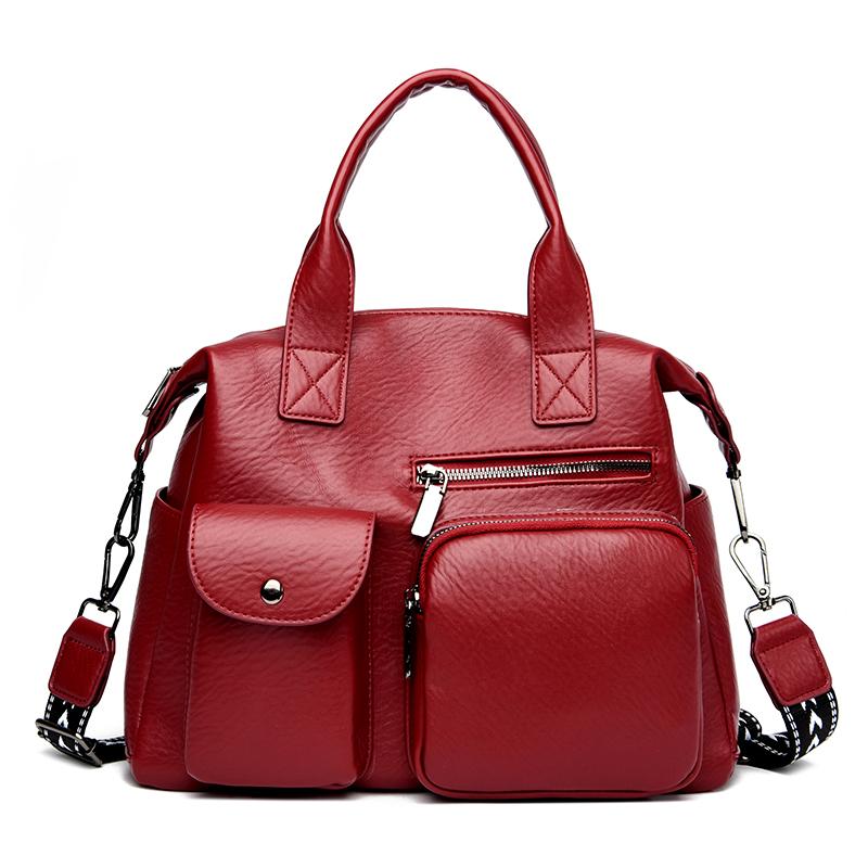 Women's Handbags Trend  Designer Female Leather Shoulder Bags Luxury Brand Ladies Hand Bags Large Capacity Shopping Bag