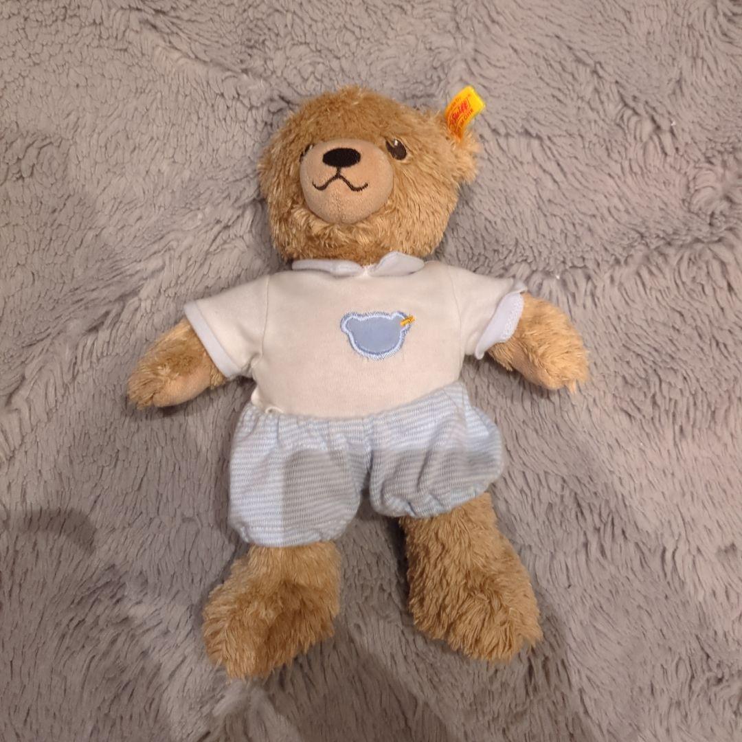 

[USED] Steiff Goodnight Teddy Bear, Blue
