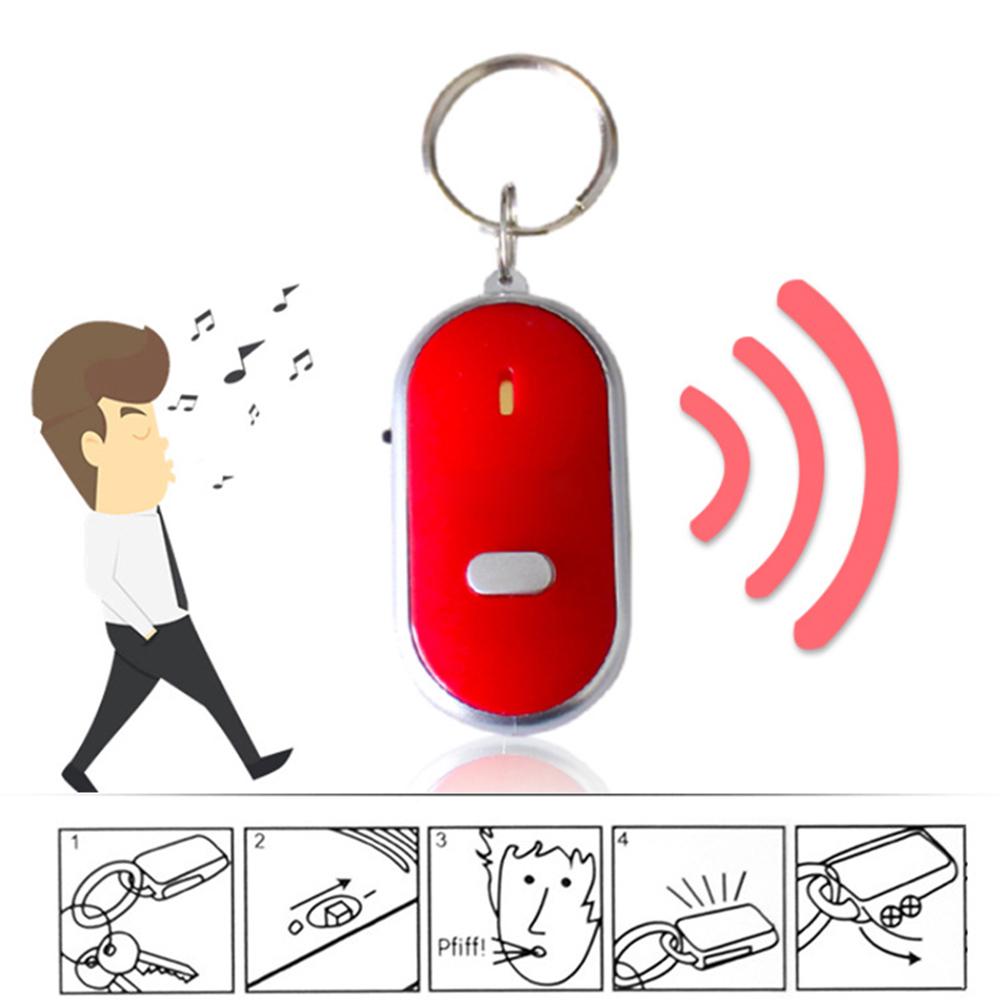 Mini Key Chain Beep Buy LED Anti-lost Key Finder Find Locator Keychain Whistle Beep Sound ...