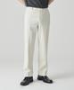 Straight Hidden Banding Slacks [Cream]