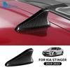Real Hard Carbon Fiber Trim Cover For Kia Stinger      LHD RHD Car Antenna Cover Shark Fin Dry Carbon Cover