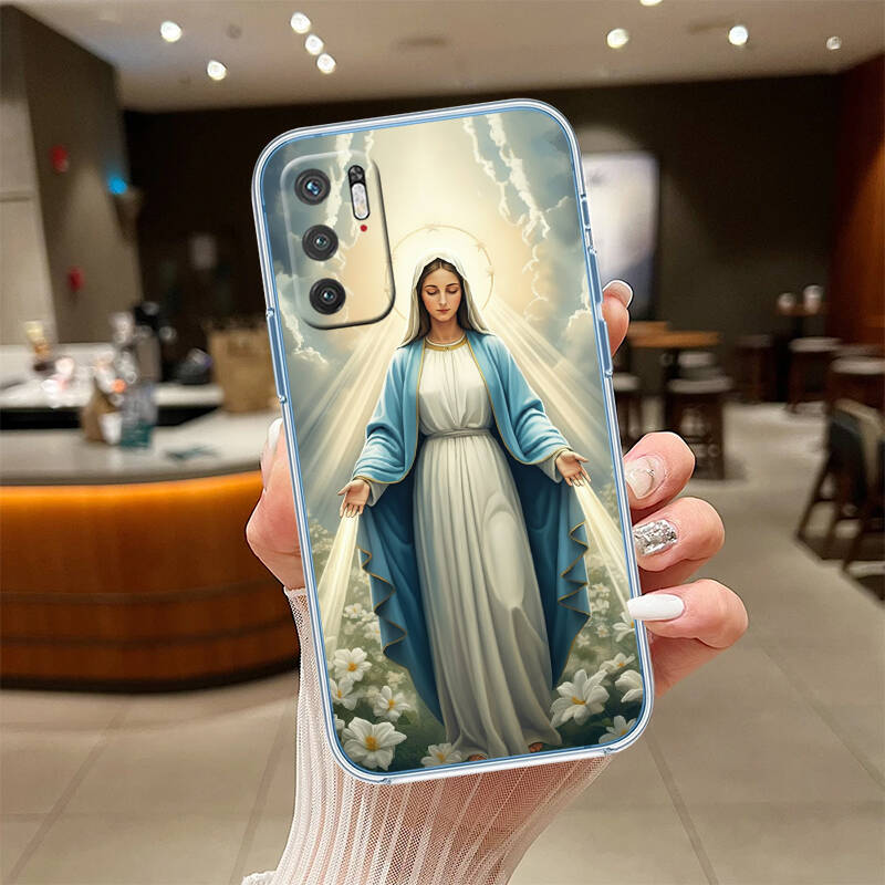 Virgen Maria Case for Motorola E7 E22 E20 E13 E15 E22S E30 E40 G10 G20 G04 G22 G23 G05 G75 G35 G55 G6 G7 G8 G9 Plus Power Play