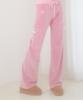ZIZEMUSEUM Velvet Training Boots Cut Pants (Pink)