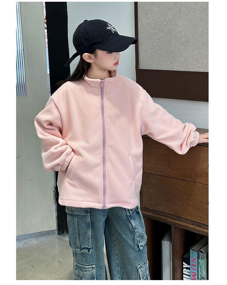 Girls' 2025 Windproof Waterproof Autumn-Winter Parka: Trendy, Loose-Fit, Three-in-One Outdoor Coat