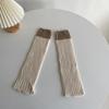 Y2K Harajuku Stil Einfarbige Gestrickte Beinwärmer: Warme lange Socken & Überschuhe für Herbst/Winter