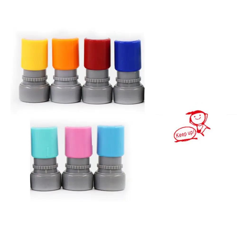 English Commentary Stamp School Student Teaching Tools Encouragement Seals Comment Reward Kids Gifts Scrapbooking Decor