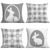 Easter Pillow Case Home Sofa Pillow Living Room Ornament Printed Rabbit Pillow Premium Durable Quality Useful Practical