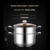 HANDUNYOU Stainless Steel Soup Pot