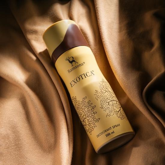 Ramsons - EXOTICA Deodorant Spray | 200 ML | TN - Pflaume, Pfirsich, Orangenblüte, Blattgrün | MN - Honig, Jasmin, Rose, Maiglöckchen