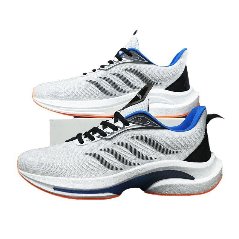 Spring running shoes new couple sports shoes shuttle surface breathable soft sole casual men's shoes