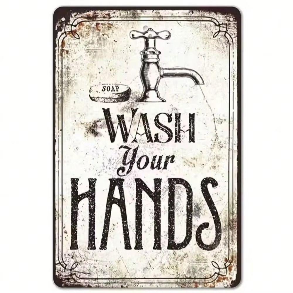 Tin Sign Wall Art Retro Metal Painting Home Decor 20x30cm