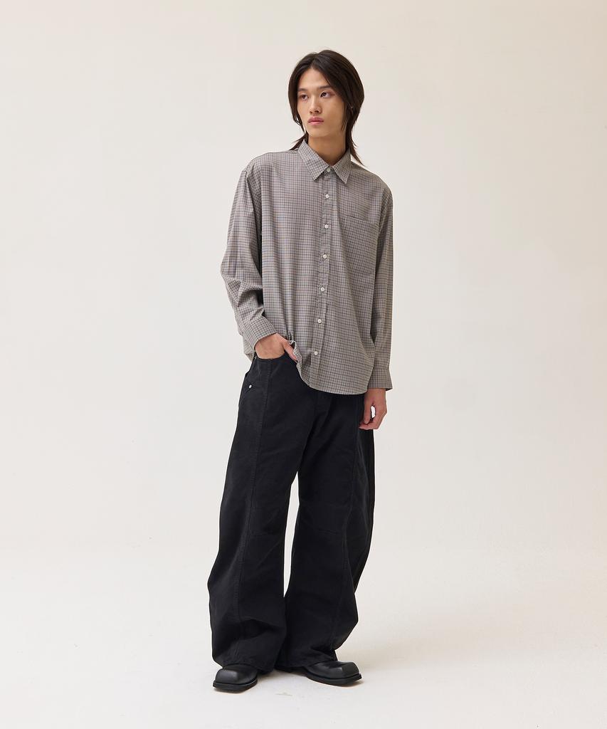 Akesi Denzel Summit Curved Cotton Pants_Black