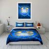 Golden Leeds United emblem. Bedding sets Duvet cover sets Duvet covers Pillowcases(1*Duvet Cover 2*Pillowcases without duvet insert)