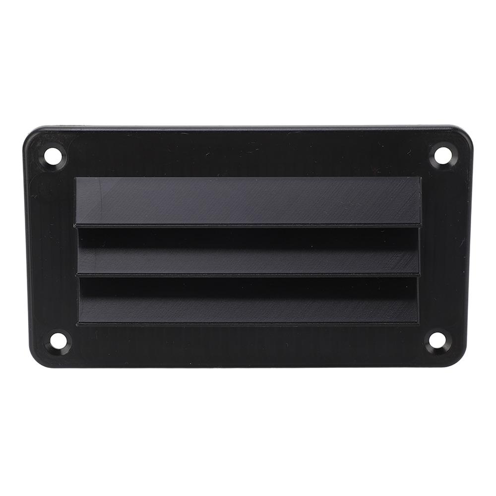 2pcs Black RV Air Vent Louver Vent Cover Outlet Grille Louver RV Ventilation Outlet  Office Use