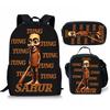 Cartoon Printing Casual Shoulder Bag Junior High School Students Large Capacity Backpacks