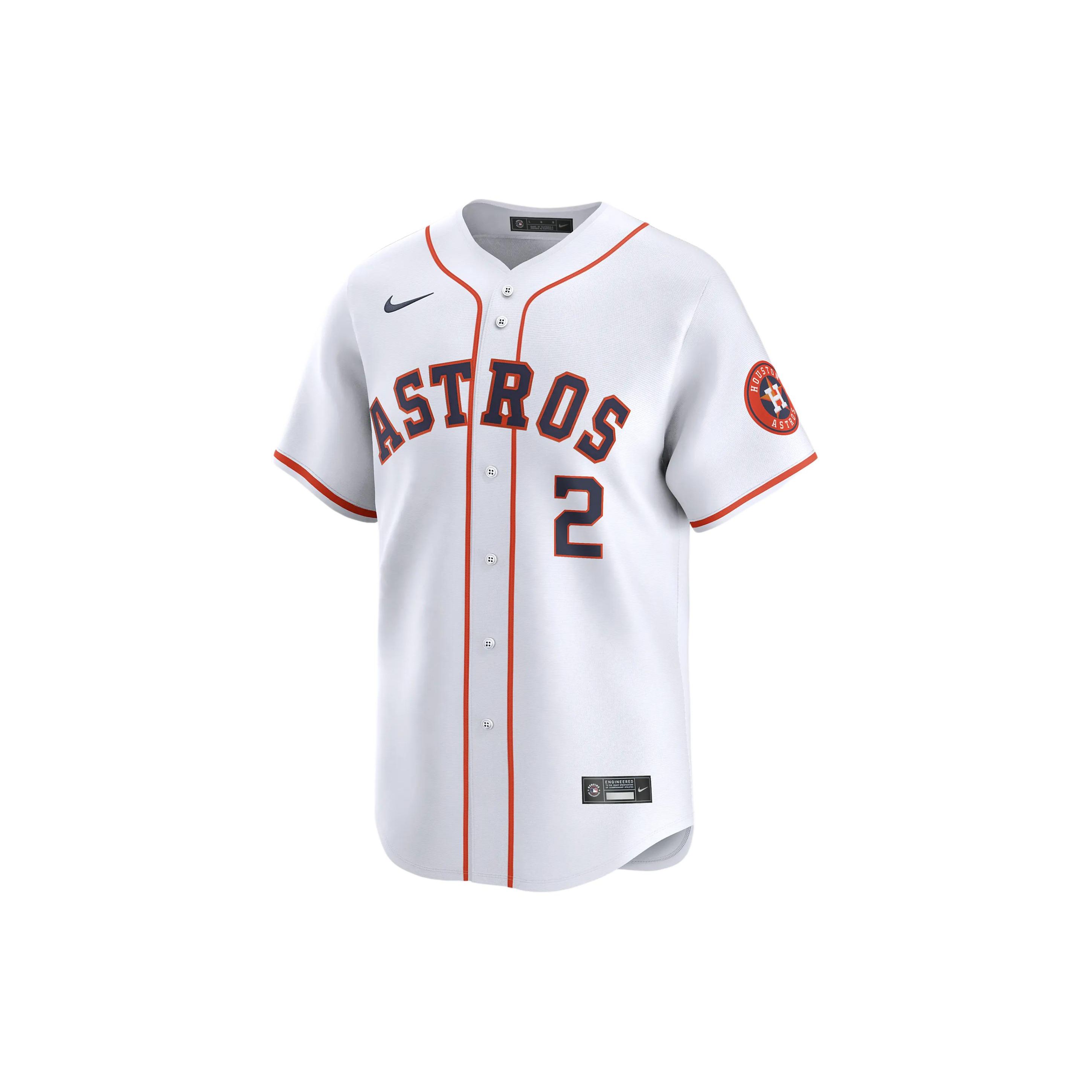 

Nike X MLB Алекс Брегман Хьюстон Астрос Буква Номер Повседневная Футболка с Коротким Рукавом Мужские Топы Белая T7LMHUHOHU9-00D L