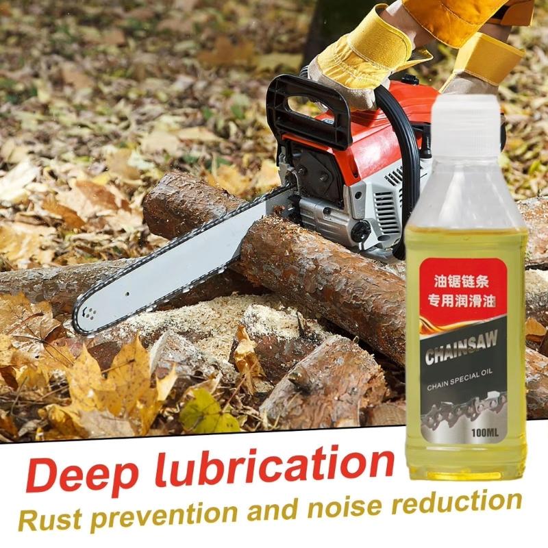 Multifunction 100ml Chainsaw Lubricating Rustproof Solution For Window Tracks Sewing Machines Quiet Operation