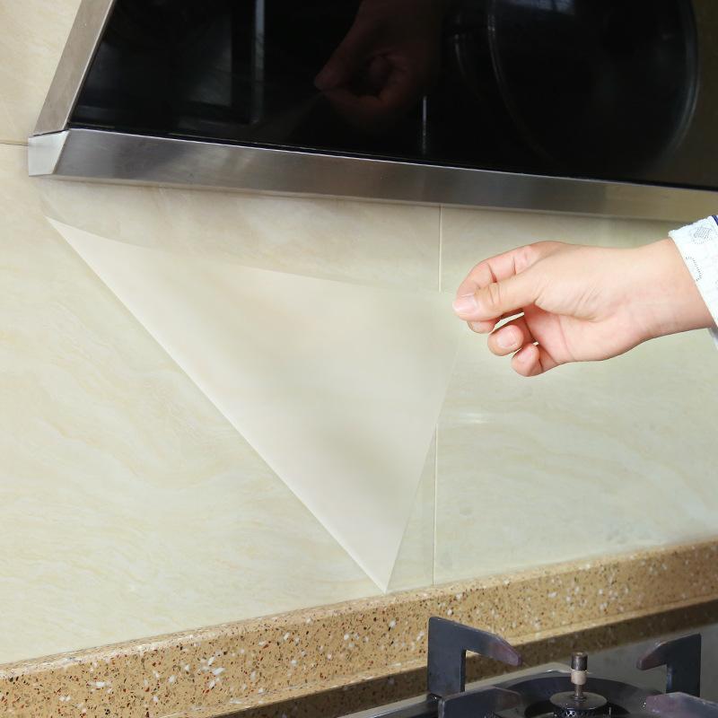 Buy Kitchen Oilproof Stickers Waterproof and Moistureproof Stove Tile