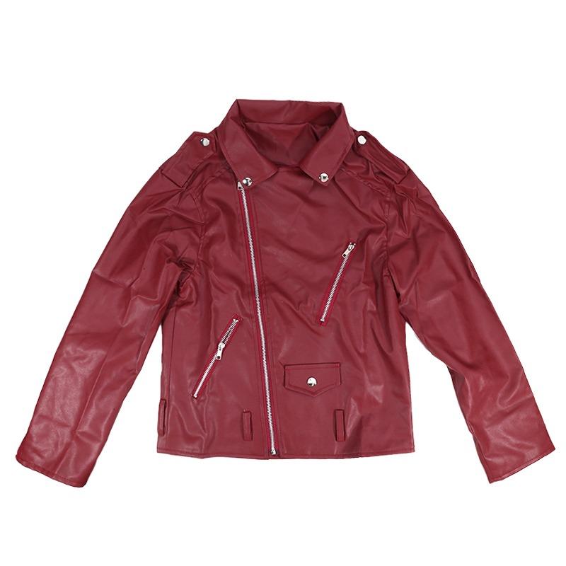 Women's Short Leather Jacket PU Motorcycle Clothing Slim Fit Biker Jackets Edgy Fashion Jacket Casual Outwear… More