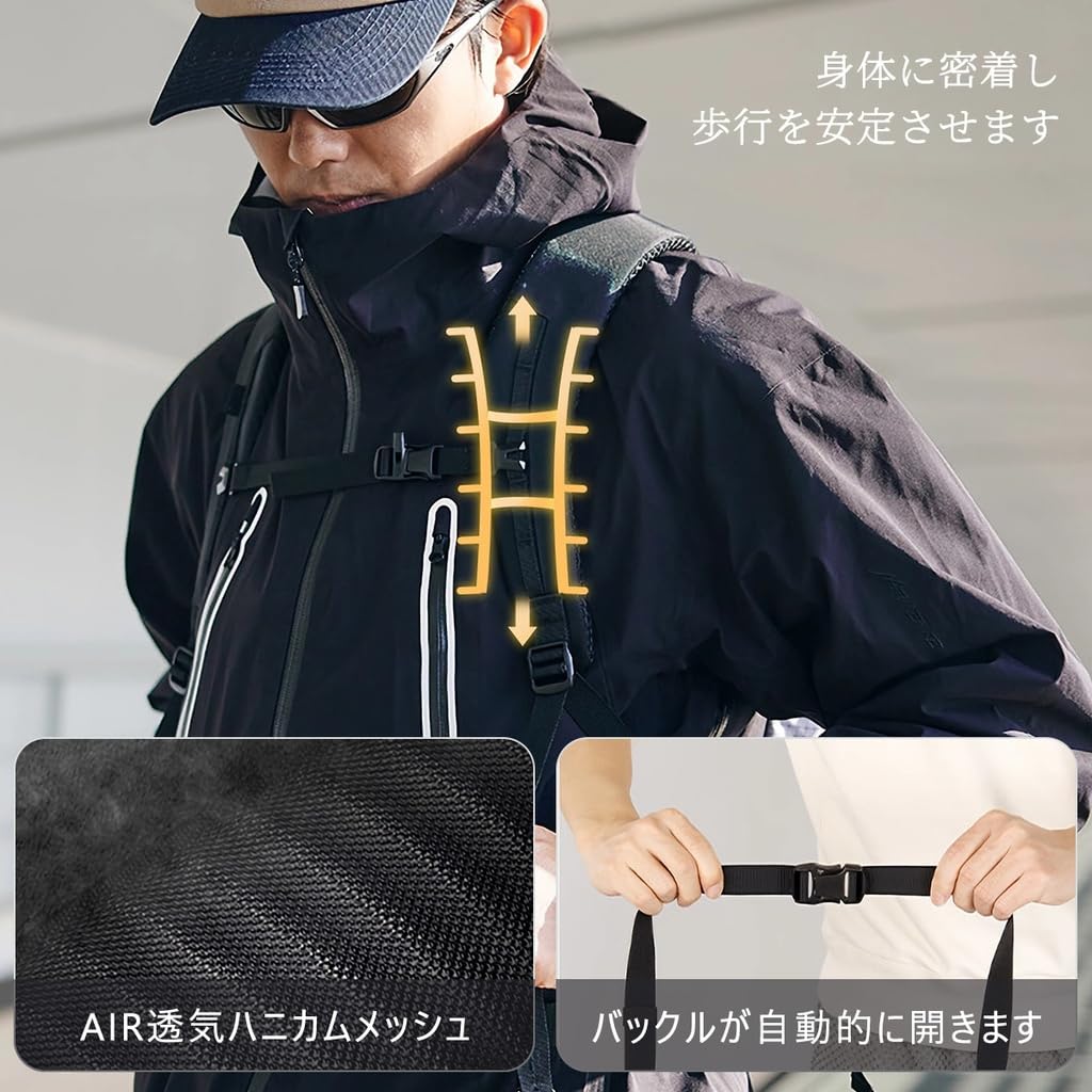 Naturehike Hiking Climbing Bag Camping Bag Ventilation Multifunctional Bag Water Repellent with Various Pockets Lightweight Compact 25L Capacity for