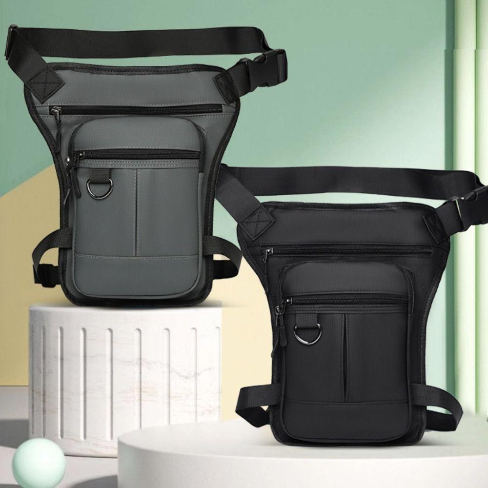 Multi-layers Outdoor Drop Leg Bag Large Capacity Hiking Waist Pack Motorcycle Bag  Cycling