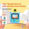 Nova Câmera Infantil para Impressão de Fotos Imprime Fotos em Papel Térmico no Tempo Câmera Flip de Desenho Animado Papel de Impressão Multicolorido Vídeo HD
