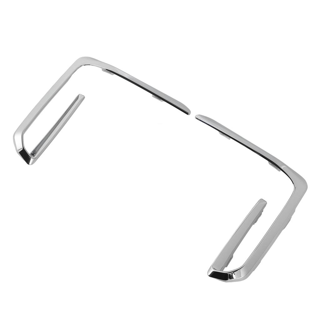 1 Pair Front Bumper Fog Light Grille Trim Cover Molding for X5 G05 M50 Pre‑LCI 2019 To 2023 Electroplate