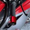 Bike Grip Caps Handlebar End Plugs Corrosion Resistant Aluminum Alloy Protective Covers For Motorcycle Enhancement 2pcs