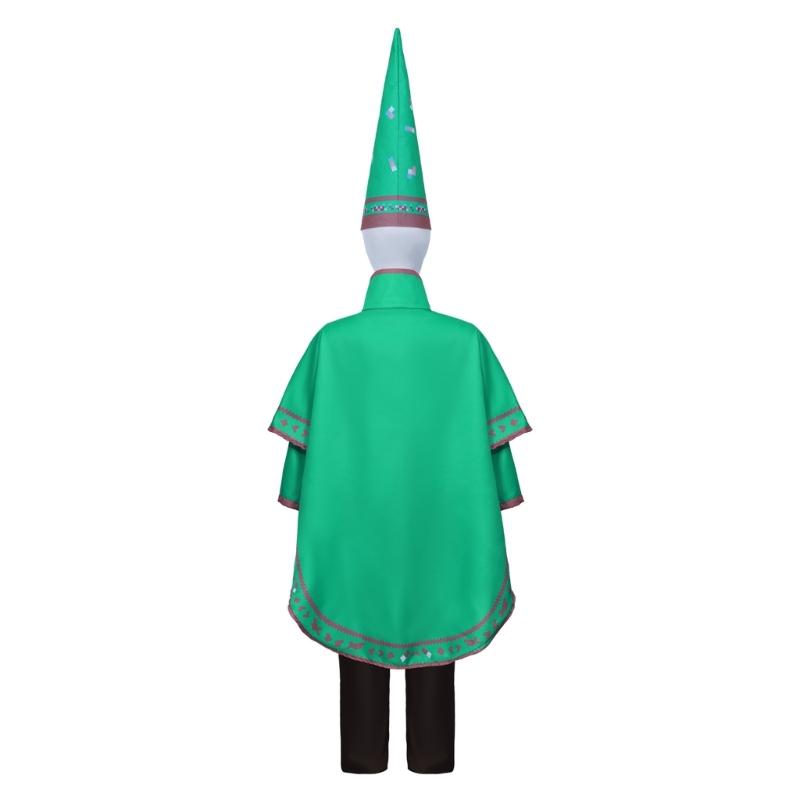 Multifunctional Role Play Outfit Includes Jacket Pants Cape Hat Roleplaying Clothes For Cosplay Event And Themed Parties