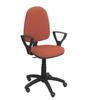 Modèle 04CPBALI363BGOLFRP Chaise De Bureau Ergonomique Avec Mécanisme De Contact Permanent, Réglable En Hauteur Et Roues De Parquet