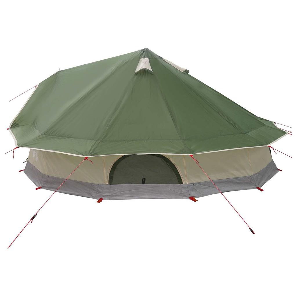 Tipi Tent with Roof Green 800 x 800 x 430 cm Polyester and Steel