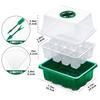 Seedling Pots (Set of 10), Seedling Trays, Seedling Boxes, 12-Hole Seedling Trays, Seed Germination and Seedling Cultivation Set, Seed Sowing House, S