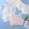 Girls' Puberty Underwear: Fixed-Cup Sports Vest Bra for Stages 2 & 3