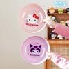 Für Sanrio Anime Keramik Snackteller Cinnamoroll Kuromi Niedliches Muster Zuhause Abendessen Buffet Geschirr Küche Geschirr Dessertschale