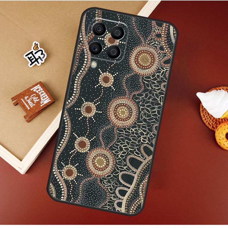 Aboriginal Art Print Case For Samsung Galaxy M21 M20 M23 M31 M11 M54 M14 M34 M13 M52 M32 M12 M16 M36 M56 M15 M55