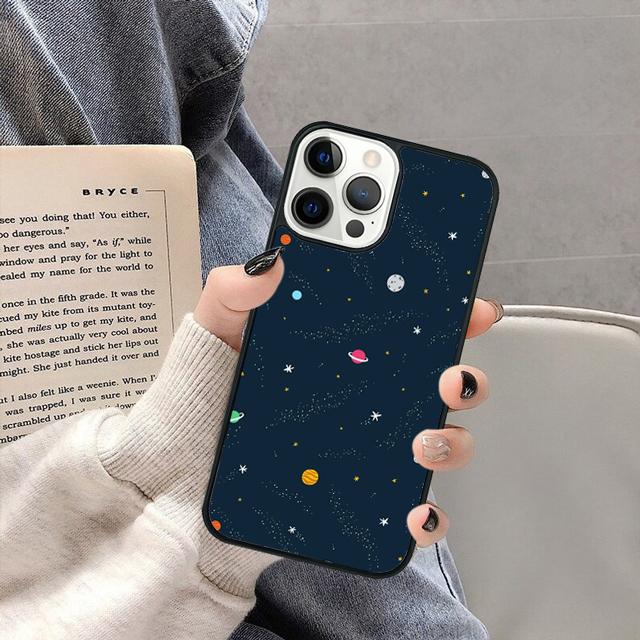 Astronomy Planets Phone Case Cover for iPhone 17 Air 16 16e 15 13 14 11 12 Pro Max Plus coque fundas Shell