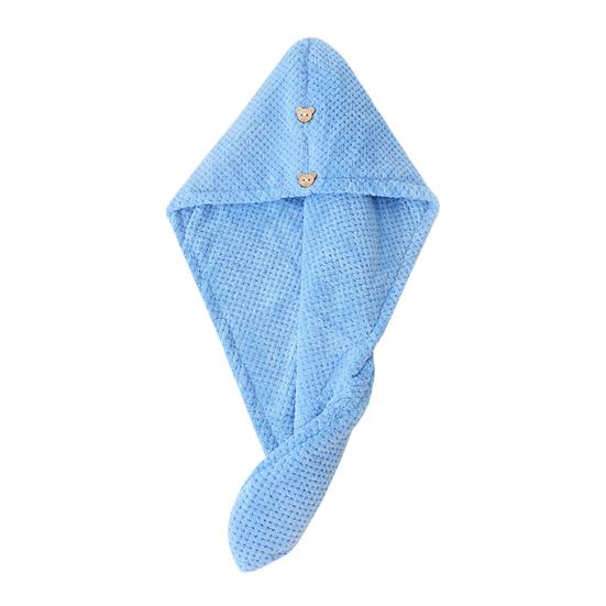 

Dry Hair Cap High-Density Microfiber Fast Absorbing Soft Hair Towel Wrap Spiral Twist Non-Slip Design Reduces Frizz Static Hair Drying Hat 1pc