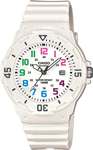 

Casio LRW-200H-7BV Аналоговые часы для женщин и детей, глянцевые белые и разноцветные, модель для зарубежного рынка [параллельный импорт]